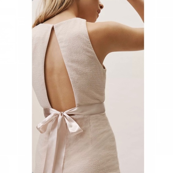 BHLDN Adrianna Papell Idris Dress in Champagne - Picture 4 of 16